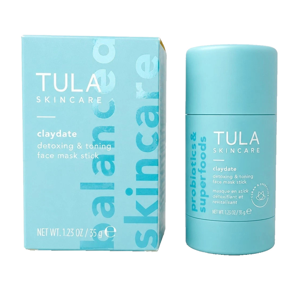 Tula Claydate Detoxing & Toning Face Mask Stick 1.23oz / 35g New & Boxed
